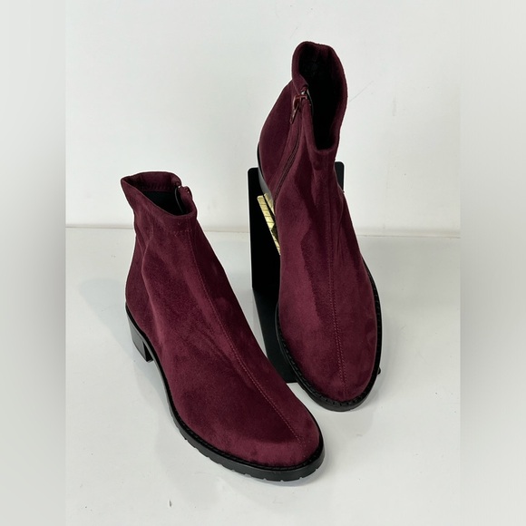 RON WHITE Mulberry GORGI suede ankle boots size 38.5/8US. - Picture 2 of 10